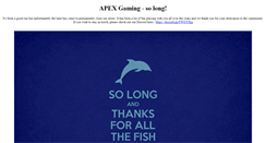 Desktop Screenshot of apexgaming.net